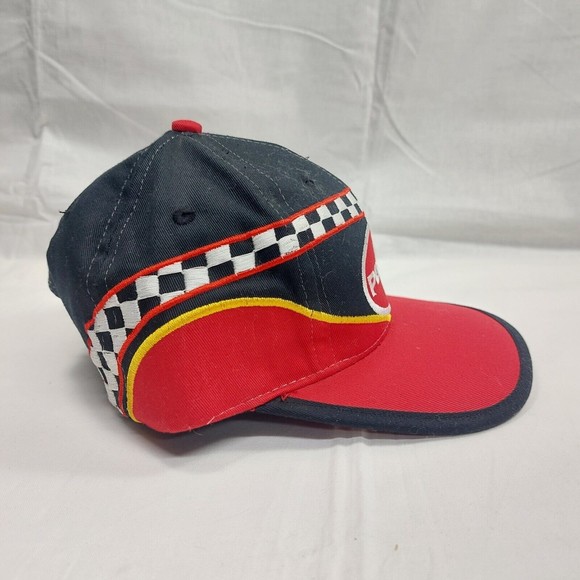 Vintage Polaris Red & Black XCR 120 Racing Adjustable Snapback Hat Cap - Picture 5 of 9